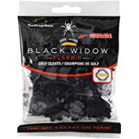 Soft Spikes Classic Black Widow Cleat (Pins)- Juego- Unisex- Negro-Negro- Clamshell of 1 Set